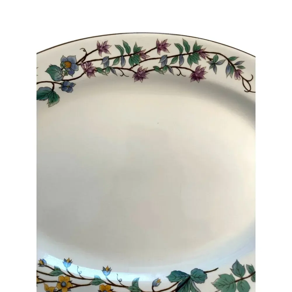 Woodhill by Citation Retired Large Oval Vintage Serving Platter 16